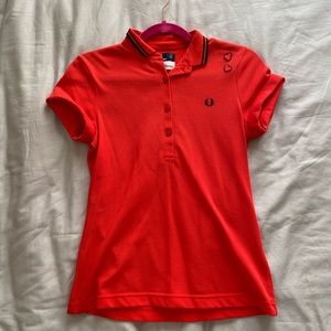 Fred Perry Amy Winehouse collection RARE polo red tattoo embroidery UK mod punk